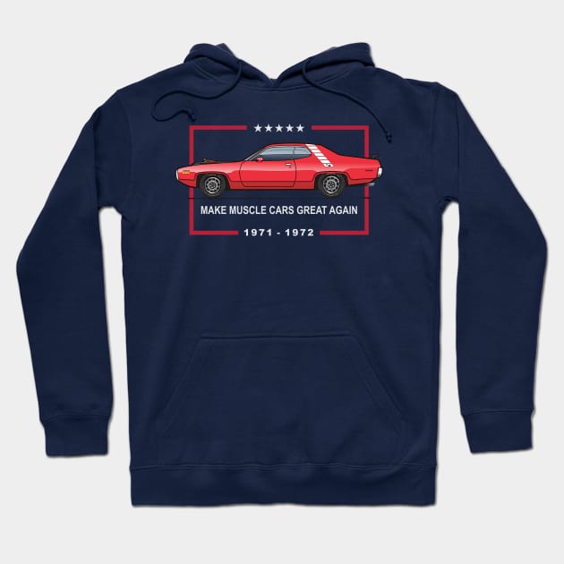 muscle cars great again Hoodie by JRCustoms44